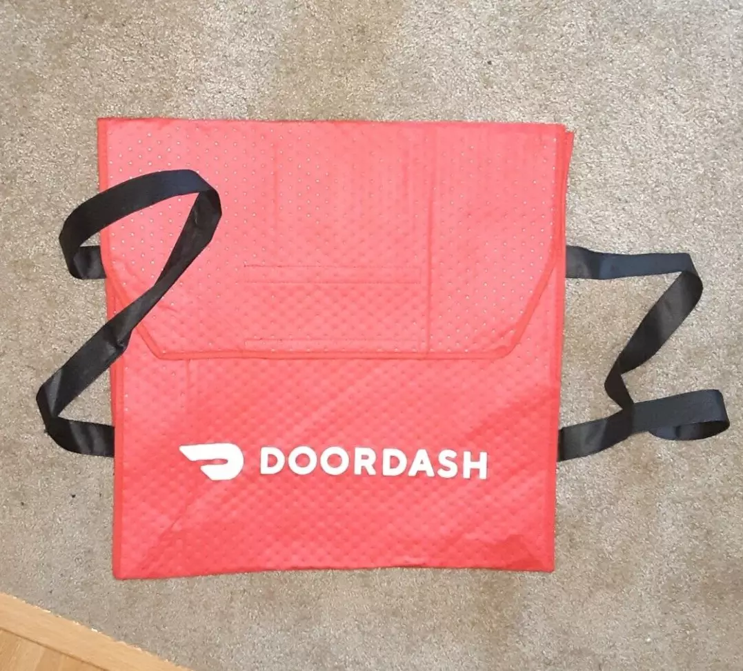 New DoorDash Pizza Bag Insulated, 19x19x 6