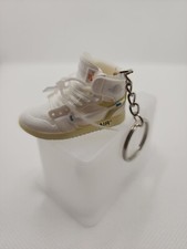 AIR JORDAN 1 OFF WHITE UNC - 3D Sneaker Keychain - SINGLE