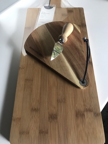 Set due taglieri in legno di bamboo vassoio aperitivo salumi formaggi antipasti - Foto 14 di 18