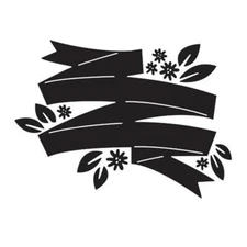 #315 Darice Embossing Folder Essentials " BANNER FLORAL "  #30032536