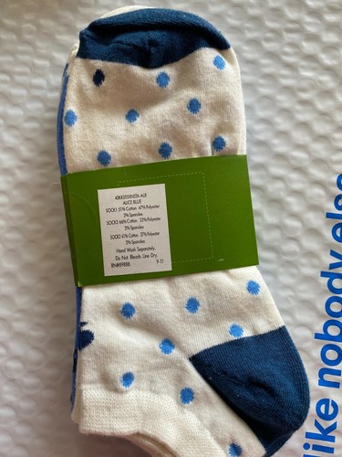 NWT WOMENS KATE SPADE NEW YORK CREW SOCKS 3 PAIRS One Size - Picture 9 of 15