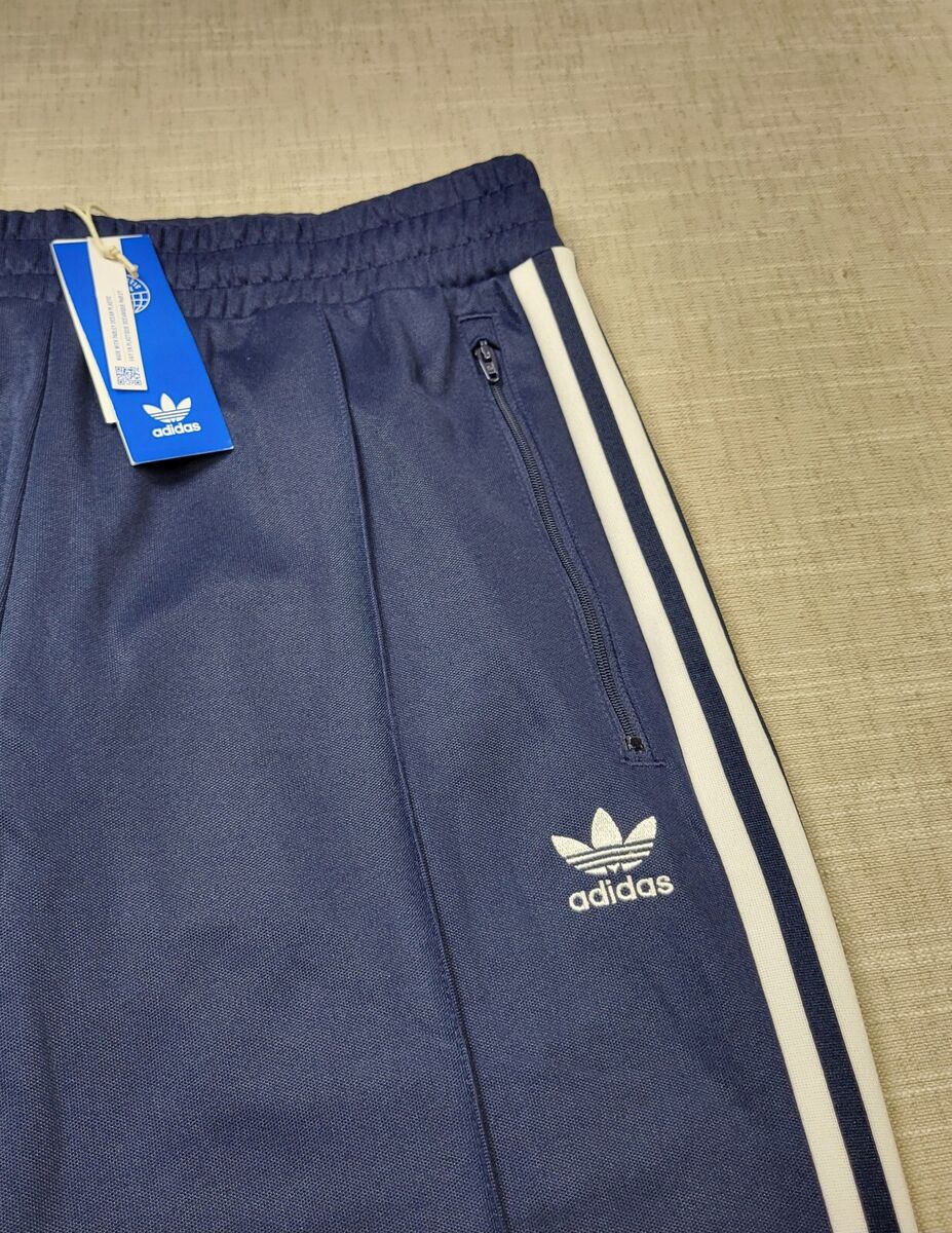 Adidas Originals Deluxe Track Pants Men's Size Small Navy Adidas Originals Deluxe Track Pants Men's Size Small Navy