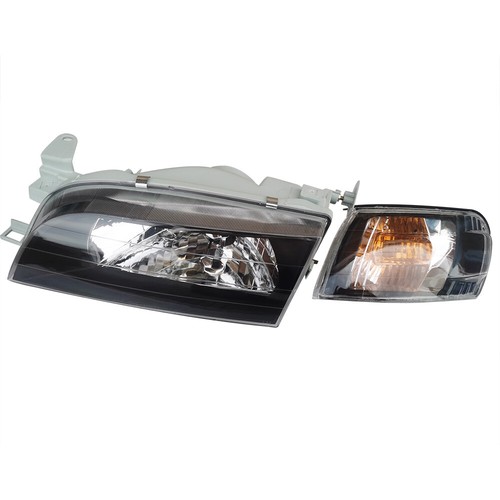 For Toyota Corolla 1993-1997 Headlights & Parking Corner Lights Left + Right Set - Foto 5 di 9