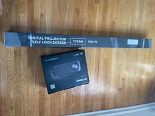 ProBeam 8k BU60PST Residential/Commercial Laser Projector + Titan TNS-72 Screen