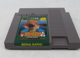 Ring King (Nintendo NES, 1987) CIB Complete in Box 5 Screw Manual RARE EARLY VER