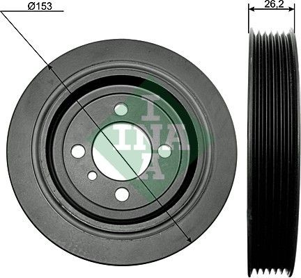 Schaeffler INA 544 0093 10 Riemenscheibe, Kurbelwelle FüR Hyundai KIA-image