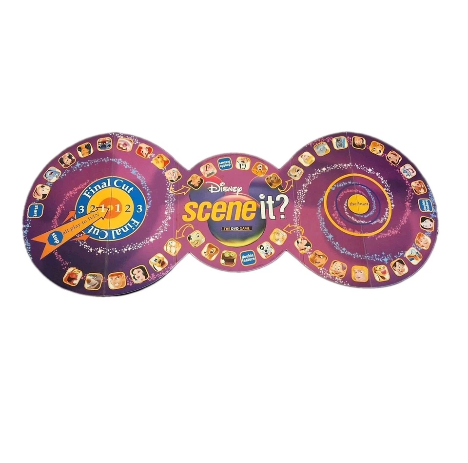 Disney Scene It? DVD Game 100% Complete Movie Trivia Game Fun Family Game Night - Image 2 of 4