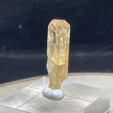 Etched DT Zambian Imperial Topaz “Dragon” Crystal Specimen 2.8cm 3.1 Grams