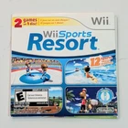 Wii Sports and Wii Sports Resort 2 in 1 Combo Disc w/ Sleeve - Tested & Working