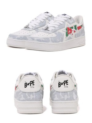 A BATHING APE Men's [BAPE X PAGANI] BAPE STA ICON 1L23-191-908 GRAY