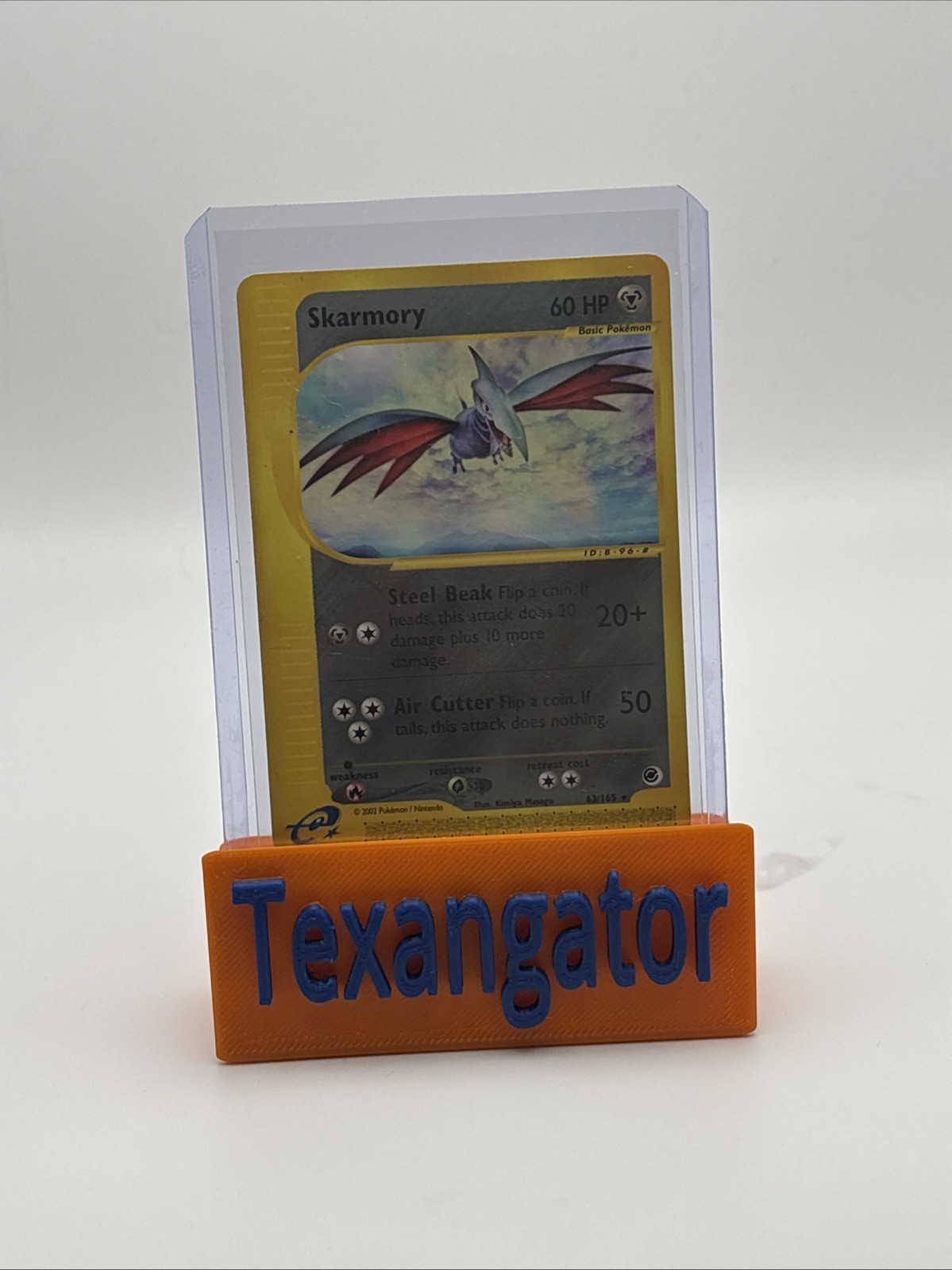 Skarmory 027/165 Expedition Base Set Reverse Holo Pokemon Rare- MP/HP