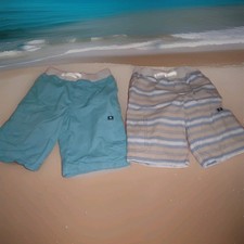 LUCKY BRAND BOYS CARGO SHORTS SIZE 6 LOT OF 2