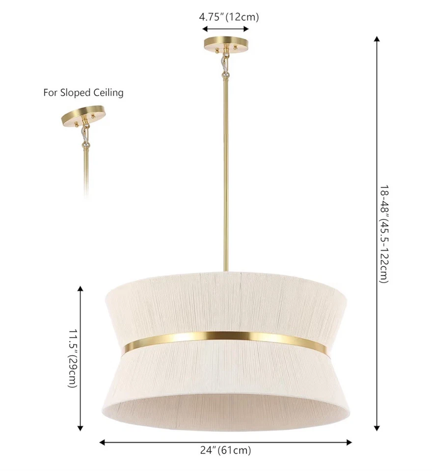 SAFAVIEH Alma Contemporary Glam 4-light Chandelier 24 in. W x 24 in. D x 18 - Image 2 of 4