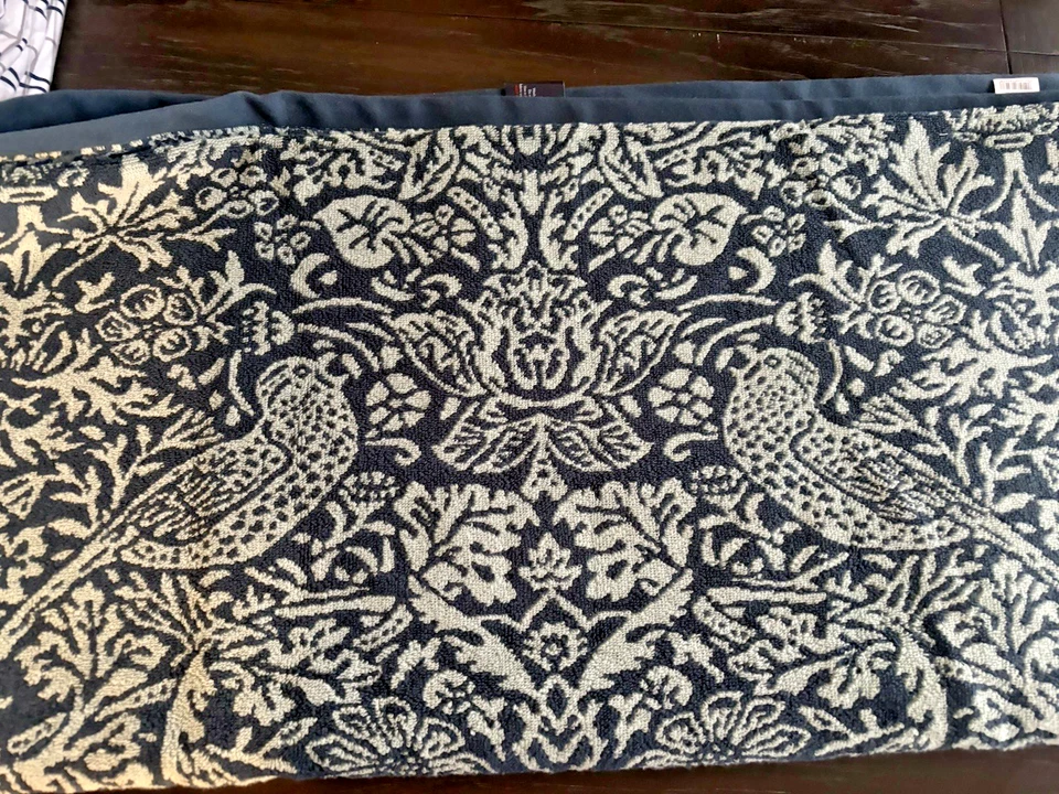 Nuevo 3 piezas William Morris STRAWBERRY THIEF TEAL 1 baño 2 toallas de mano Foto 2 de 4