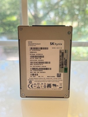 HPE SK hynix 1.92TB 2.5  SATA SSD HFS1T9G32MED 6Gb/s 45K Hours/GOOD  VK1920GFLKL