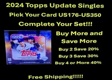 2024 Topps Update Series Base Cards (US176-US350) - You Pick - Complete Your Set