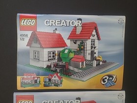 LEGO Creator 3 in 1 House Set 4956 - Instruction Manuals 