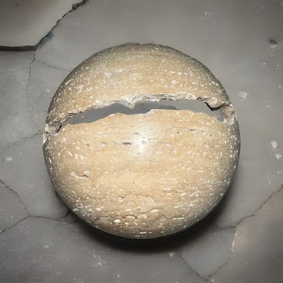 TRAVERTINE NATURAL WALL LIGHT WITH CRACK LUNAR LIGHT FOR BEDROOM STUDY *NO BULB*