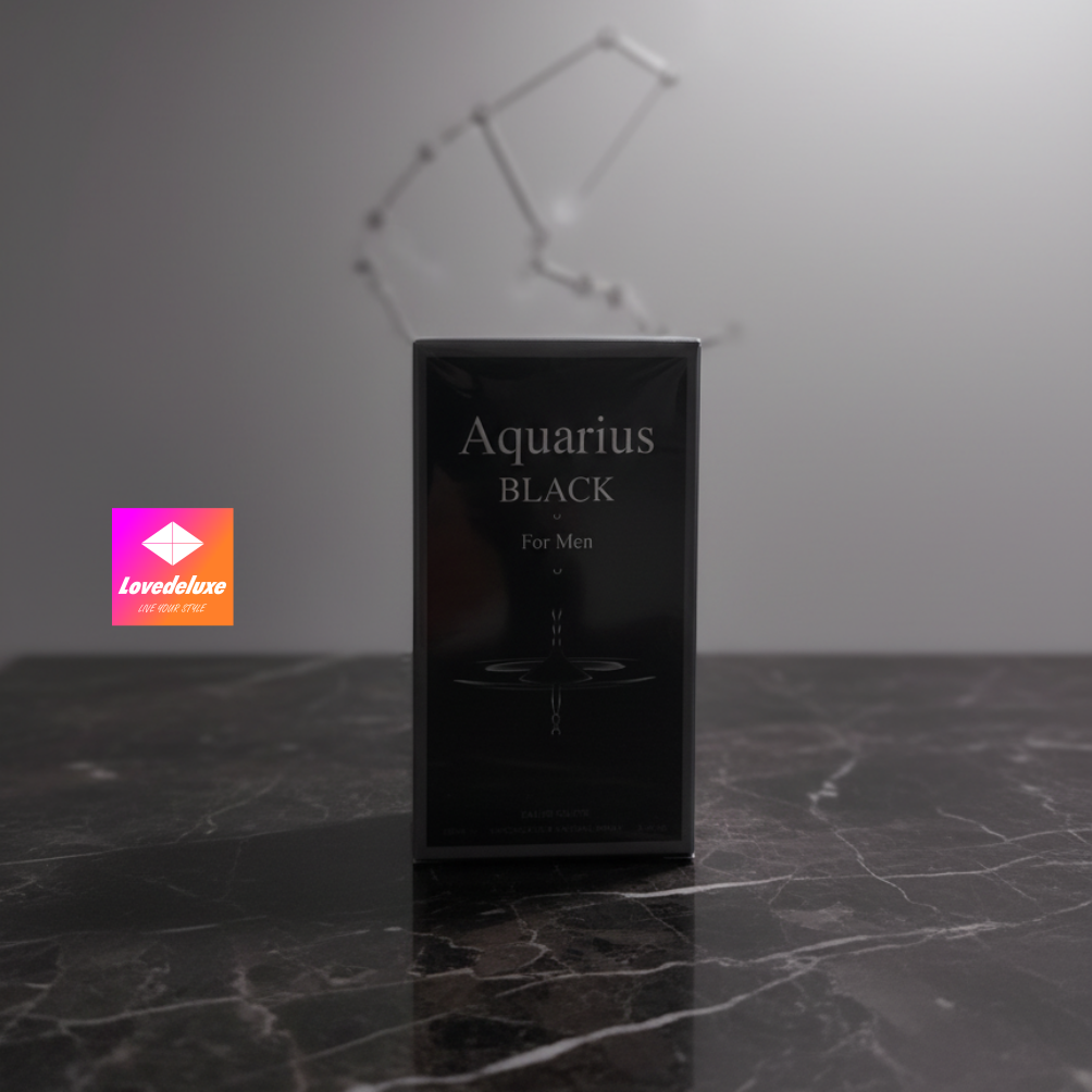 Perfume For Men 3.4oz Aquarius Black | Perfume Para Hombres de 3.4