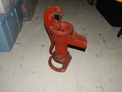 RARE Vintage Red Jacket Mfg. Water Pump Davenport Iowa Great Vintage Condition