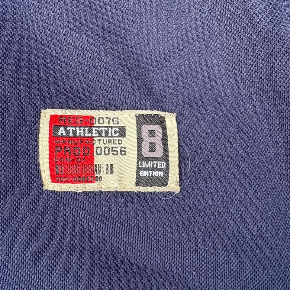 Красно-белая рубашка-поло Hustlers. Мужские средние - Изображение 4 из 4