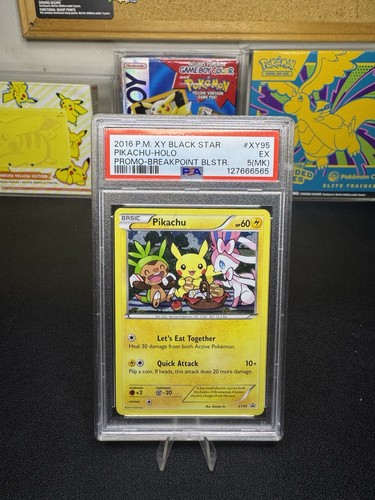 Pikachu graded PSA 5 for sale on eBay