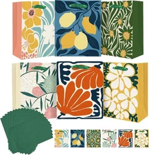 qiqee 20,1 x 10,9 x 24,4 cm, 6 Stück 1 Count (Pack of 6), Clashing Flowers 