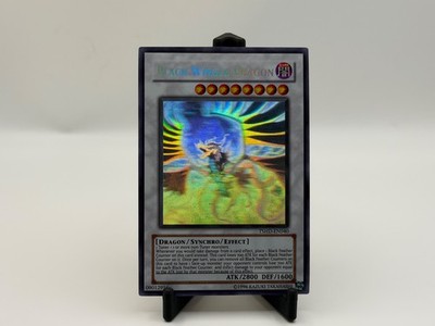 Yugioh Black-Winged Dragon TSHD-EN040 Ghost RARE Shining Darkness