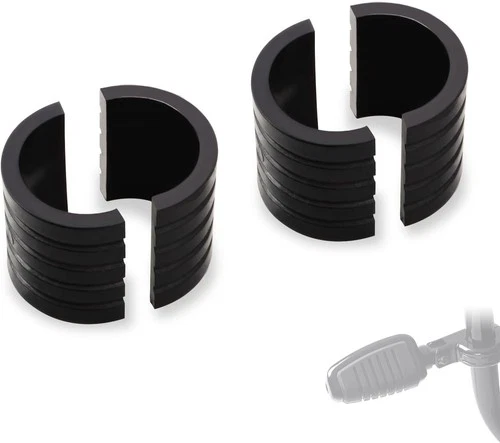 Universal Motorcycle Highway Peg Mount Spacers/Rubber Bushings, Convert 1.25'' F - Picture 1 of 6