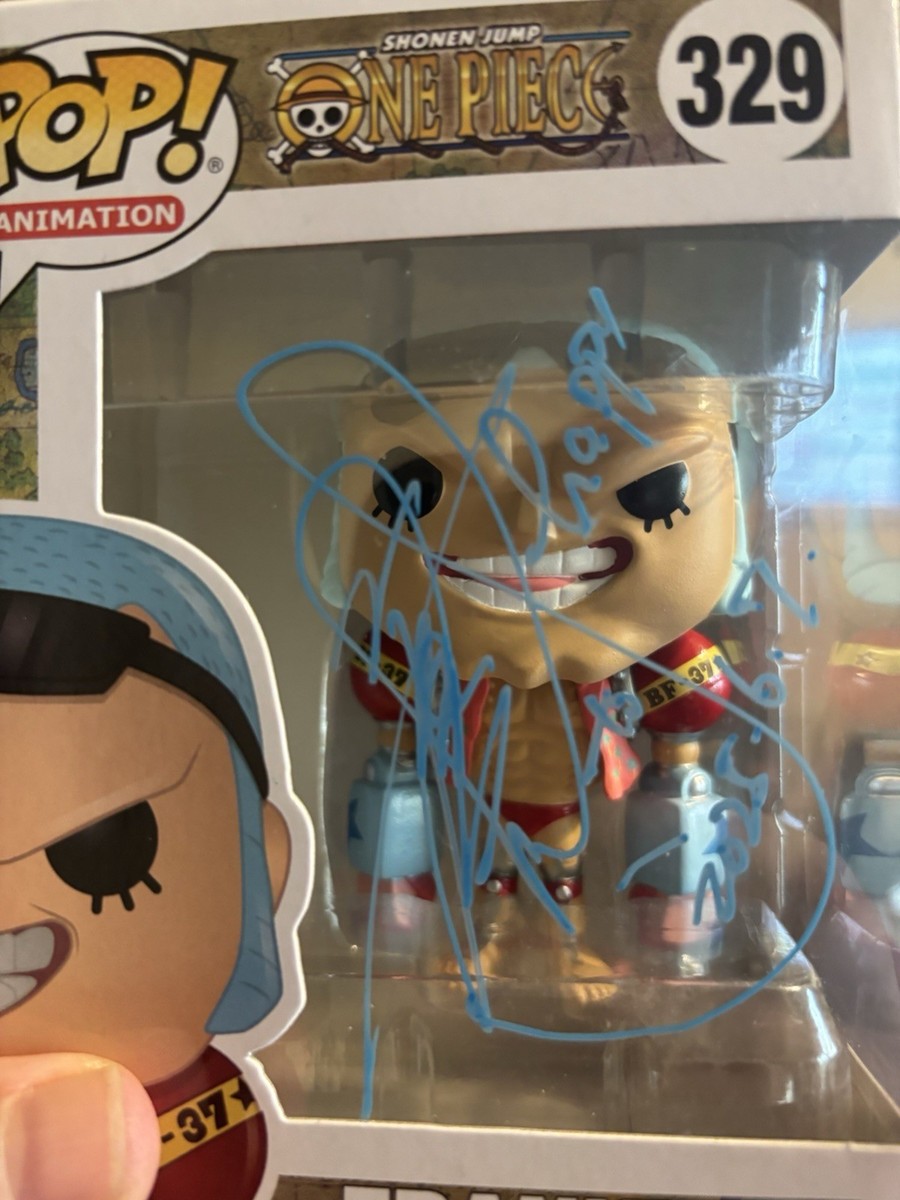 Funko Pop! Vinyl One Piece Franky #329 Signed By Kazuki Yao JVA