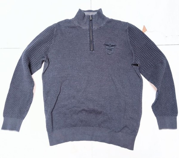 Men PME Legend Sweater Navy Cotton One size
