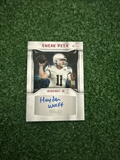Nice 2024 Sage Hit Hayden Wolff Sneak Peek Rookie Auto #SPA-HW AF1