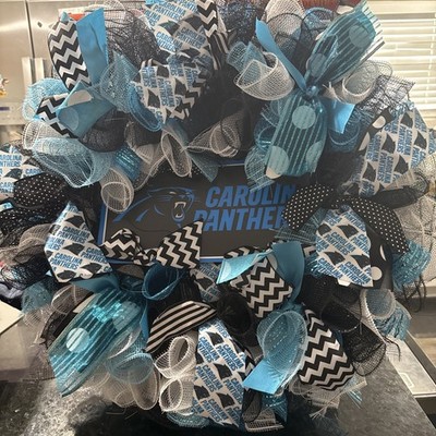 Carolina Panthers Wreath