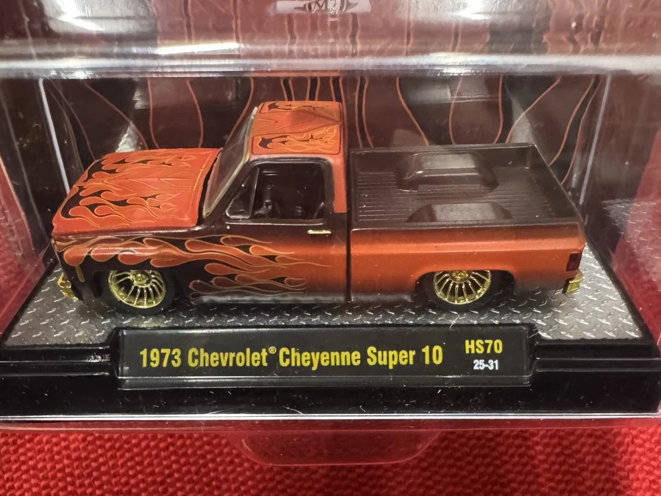 1973 Chevrolet Cheyenne Super 10 Hobby Exc HS70 M2 Chase Burnt Orange/Flame BOTH - Image 4 of 4