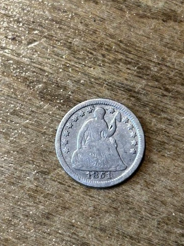 1851 Liberty Seated Half Dime VG