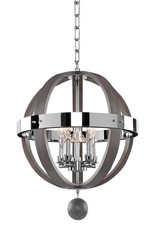 Kalco 300480 Chrome Sharlow 5-Light Pendant