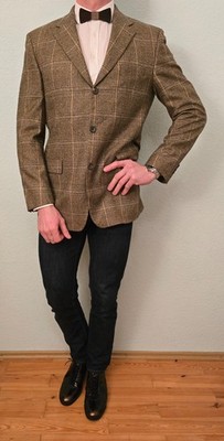 Hugo Boss x Loro Piana Da Vinci Jacke Sakko Jacket kariert Gr. 52