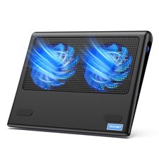 Base Enfriadora TECKNET 2 Velocidades De Viento Con Luz LED Para Gaming