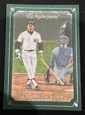 REGGIE JACKSON 2007 Upper Deck UD Masterpieces Framed Green #18 MLB HOF Yankees
