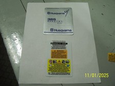 Set 5 pezzi decalcomanie iniezione aria speciale Husqvarna motosega modello 365