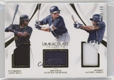 2017 Immaculate Trio Players 56/99 JaCoby Jones Josh Bell Hunter Renfroe 4l3