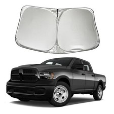 Car Windshield Sun Shade Sunshade Compatible with Dodge RAM 1500 2Dr
