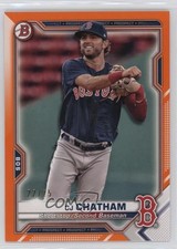2021 Bowman Prospects Orange Border /25 CJ Chatham #BP-113