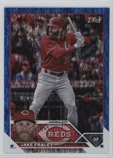 2023 Topps Series 2 Blue Foil /999 Jake Fraley #657 12b7