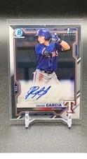 2021 Bowman Chrome David Garcia 1st Auto CPA-DGA | Texas Rangers