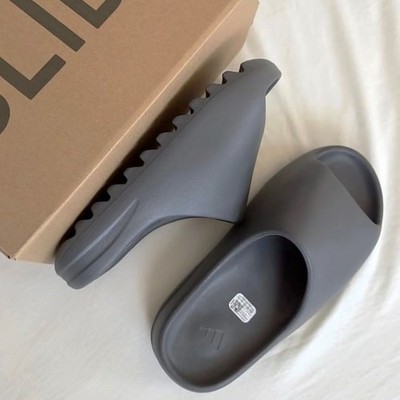 New Adidas Yeezy Slide ID4132 Granite Unisex Slipper Sandal Without Box