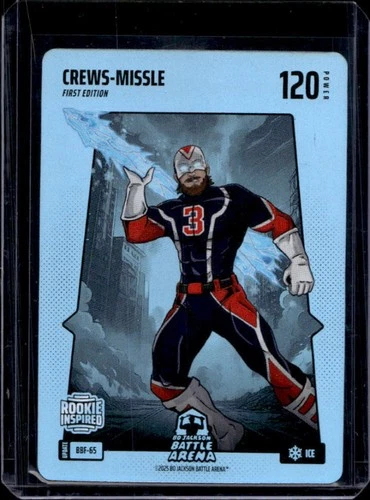 2025 Bo Jackson Battle Arena Crews-Missile First Edition Ice RC #BBF-65