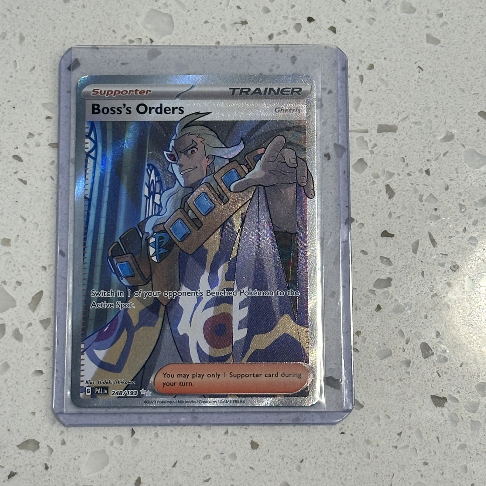 Boss's Orders 248/193 Paldea Evolved - Pokemon TCG Full Art Trainer - NM