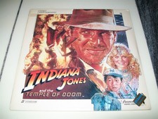 INDIANA JONES AND THE TEMPLE OF DOOM 2-Laserdisc LD SET FULL SCREEN BRAND NEW