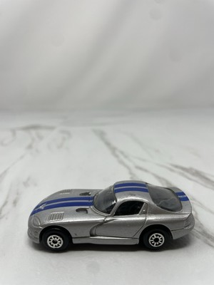 #ad Maisto Dodge Viper 1998 White Blue Sports Car Toy Diecast $8.50